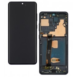 Дисплей для Samsung G988 Galaxy S20 Ultra, чорний, c чорною рамкою, High Quality, (OLED) Дисплей для Samsung G988 Galaxy S20 Ultra, чорний, c чорною рамкою, High Quality, (OLED)