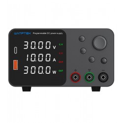 Лабораторний блок живлення Wanptek TPS3010, 30V, 10A цифрова індикація (V/A/W), USB A/Type-C Лабораторний блок живлення Wanptek TPS3010, 30V, 10A цифрова індикація (V/A/W), USB A/Type-C