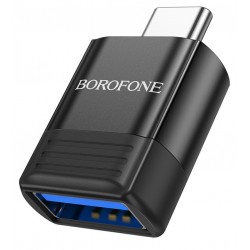 Переходник Borofone BV18 Type-C на USB 3.0, черный