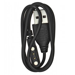 Зарядний кабель для смарт годинника Hoco Y25, магнітний, чорний Зарядний кабель для смарт годинника Hoco Y25, магнітний, чорний