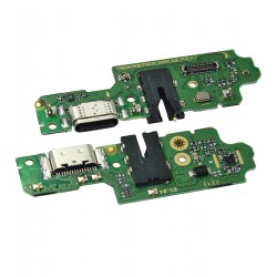 Шлейф для Infinix Hot 12 Play NFC, конектора зарядки, з компонентами, з мікрофоном, оригінал (PRC), (плата зарядки)