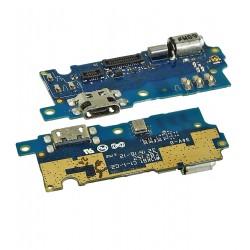 Шлейф для Meizu M3s, M3s Mini, мікрофона, конектора зарядки, з компонентами, плата зарядки, Original PRC