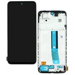 Дисплей для Xiaomi Poco M4 Pro 4G, Redmi Note 11, Redmi Note 11S, Redmi Note 12S, чорний, з рамкою, quality, (TFT)