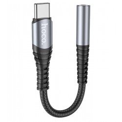 Кабель Hoco LS33 AUX Type-C штекер на 3.5mm (джек) гнездо Кабель Hoco LS33 AUX Type-C штекер на 3.5mm (джек) гнездо