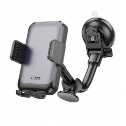 Автотримач Hoco H27, на присоску, для лобового скла, чорний