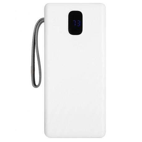 Power bank Hoco J129A, 20000мАг (2USB|Type-C|), вбудований ліхтарик, білий