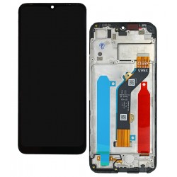 Дисплей для Infinix Hot 20i (X665C, X665E), черный, с рамкой, High Quality
