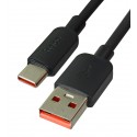 Кабель USB - Type-C, Hoco X96, круглий, 1 метр, QC 100W, чорний