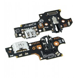 Шлейф для Realme C25Y, конектора зарядки, конектора гарнітури, з мікрофоном, (плата зарядки)