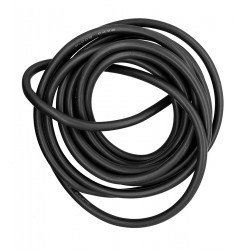 Кабель в силіконовій ізоляції 9AWG, 6,53 мм², 1 м, чорний, UL3135 Кабель в силіконовій ізоляції 9AWG, 6,53 мм², 1 м, чорний, UL3135