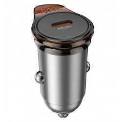 Автомобильное зарядное устройство Hoco NZ16 , Type-C PD30W, metal grey Автомобильное зарядное устройство Hoco NZ16 , Type-C PD30W, metal grey
