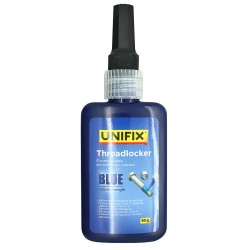 Резьбовой фиксатор герметик анаэробный Unifix, 50г, синий, средней прочности Резьбовой фиксатор герметик анаэробный Unifix, 50г, синий, средней прочности