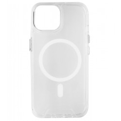 Чехол для Apple iPhone 15, MagSafe Space Case, силиконовый, прозрачный
