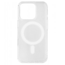 Чохол для Apple iPhone 16 Pro, MagSafe CLEAR, силіконовий, прозорий Чохол для Apple iPhone 16 Pro, MagSafe CLEAR, силіконовий, прозорий