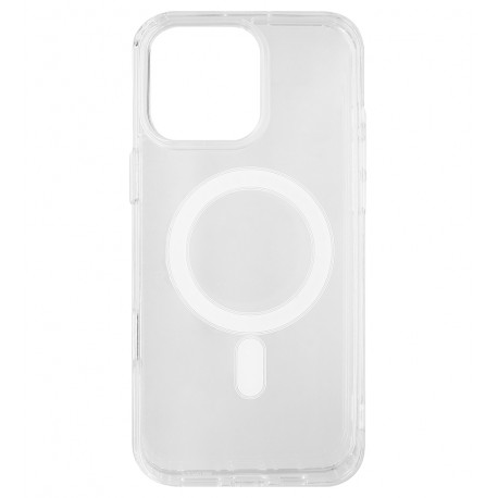 Чехол для Apple iPhone 16 Pro Max, MagSafe CLEAR, силиконовый, прозрачный