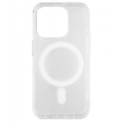 Чехол для Apple iPhone 15 Pro, MagSafe CLEAR, силиконовый, прозрачный