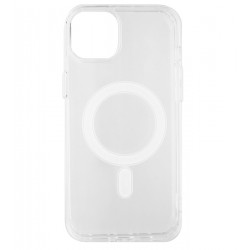 Чехол для Apple iPhone 14 Plus, MagSafe CLEAR, силиконовый, прозрачный