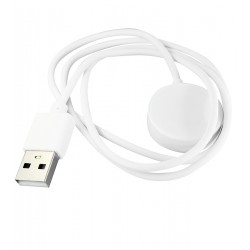 Кабель зарядки для смарт-годинників S6, S7, S7 Pro, S7 Pro max, DT7, DT3, HW22 Plus, HW22 Pro, KK70, W7, W7P, магнітний, білий Кабель зарядки для смарт-годинників S6, S7, S7 Pro, S7 Pro max, DT7, DT3, HW22 Plus, HW22 Pro, KK70, W7, W7P, магнітний, білий