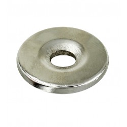 Магніт неодимовий круглий 20мм x 3мм, кріпильний з отвором під шуруп, марка N38 Магніт неодимовий круглий 20мм x 3мм, кріпильний з отвором під шуруп, марка N38