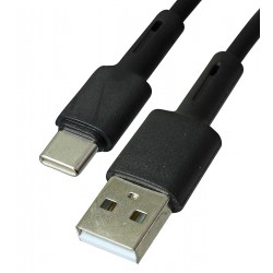 Кабель Type-C - USB, Borofone BX31, 1 м, 3А, силиконовый