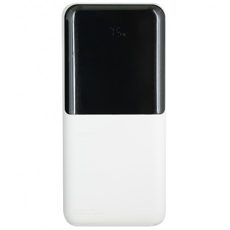 Power bank Remax RPP-680, 20000 мАг, PD20W (USB/Type-C + кабель 2в1 Type-C, Lightning), білий