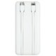 Power bank Remax RPP-680, 20000 мАг, PD20W (USB/Type-C + кабель 2в1 Type-C, Lightning), білий