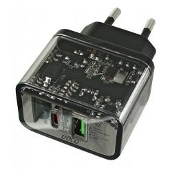 Зарядное устройство Hoco N34|1Type-C/1USB, QC/PD, 20W| (black)