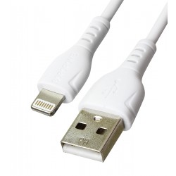 Кабель Lightning - USB, Borofone BX51, 1 метр, 2,4А, белый