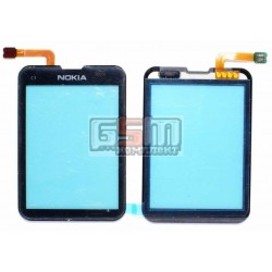 Тачскрин для Nokia C3-01, черный, оригинал, #4870189