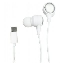 Проводные наушники Hoco M116, вакуумные, с микрофоном, разъём Type-C, белые