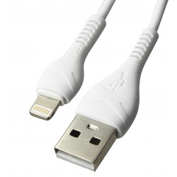 Кабель Lightning - USB, Hoco X37, 1м, 2.4А, силиконовый, белый