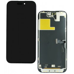 Дисплей для Apple iPhone 14 Pro, черный, с сенсорным экраном, с рамкой, High Quality, ZY-IN CELL Дисплей для Apple iPhone 14 Pro, черный, с сенсорным экраном, с рамкой, High Quality, ZY-IN CELL