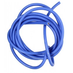 Кабель в силиконовой изоляции 12AWG, 3,5 мм², 1 м, синий, UL3135