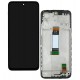 Дисплей для Xiaomi Redmi 12, чорний, з тачскрином, High quality, з рамкою