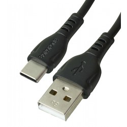 Кабель Type-C - USB, Borofone BX51, 1 метр, 3А, черный