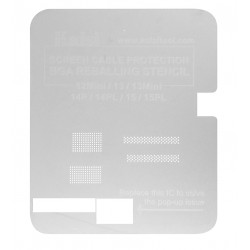 BGA трафарет Kaisi для микросхемы дисплея iPhone 12 Mini, iPhone 13, iPhone 13 Mini, iPhone 14 Pro, iPhone 14 Plus, iPhone 15, iPhone 15 Pllus