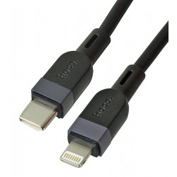 Кабель Type-C - Lightning Hoco X109, силиконовый, PD27W, 3 м, черный