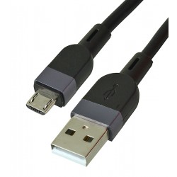 Кабель Micro - USB - USB, Hoco X109, силиконовый, 2,4А, 3 м, черный