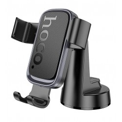 Автодержатель Hoco H81, black metal grey