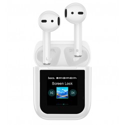 Наушники беспроводные Hoco EW80, TWS, bluetooth, белые Наушники беспроводные Hoco EW80, TWS, bluetooth, белые