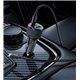 Автомобільний зарядний пристрій Hoco NZ17, USB, 2Type-C PD75W, з кабелем Type-C - Type-C, black