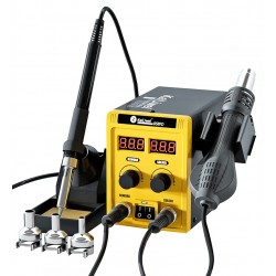 Паяльная станция термовоздушная KaiLiwei 8589D фен (700W), паяльник з термоелементом Hakko (60W), цифровая индикация Паяльная станция термовоздушная KaiLiwei 8589D фен (700W), паяльник з термоелементом Hakko (60W), цифровая индикация
