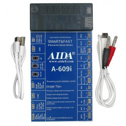 Плата активації і зарядки акумуляторів Aida A-609i цифрова індикація, iPhone 6G - iPhone 15 Pro Max, Huawei, OPPO, VIVO, Xiaomi, Samsung, ZTE; кабелі Плата активації і зарядки акумуляторів Aida A-609i цифрова індикація, iPhone 6G - iPhone 15 Pro Max, Huawei, OPPO, VIVO, Xiaomi, Samsung, ZTE; кабелі