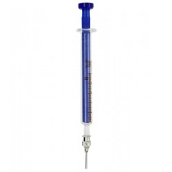 Шприц для флюсу скляний, об'єм 1 мл, під металеву голку дозатор