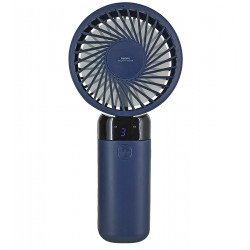 Ручной вентилятор Remax F35 с цифровым дисплеем (Синий)