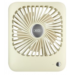 Вентилятор XO MF83 складной настольный/подвесной, 2000mAh (Бежевый)