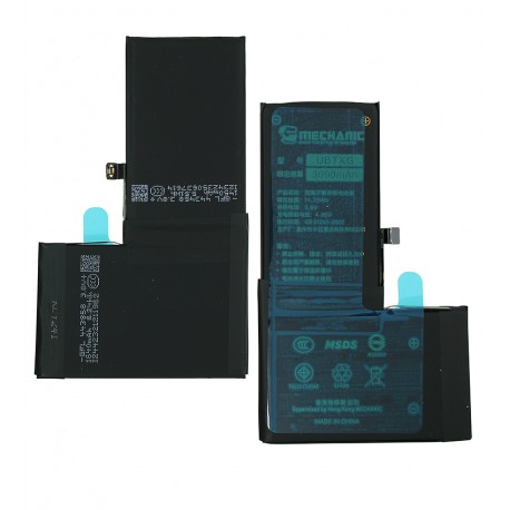 Аккумулятор Mechanic для Apple iPhone X, Li-Polymer, 3,8 B, 3090mAh, увеличенная емкость, Original IC