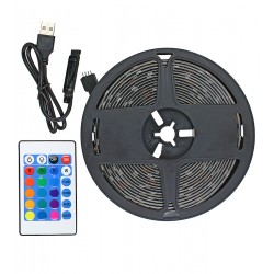 Светодиодная лента LED COBA CB-5050/AT-TVRGB 5м 150Led / 12W USB с пультом дистанционного управления Светодиодная лента LED COBA CB-5050/AT-TVRGB 5м 150Led / 12W USB с пультом дистанционного управления