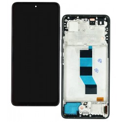 Дисплей для Xiaomi Redmi Note 14 (5G), чорний, з рамкою, High Quality (OLED), 24094RAD4G