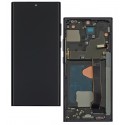 Дисплей для Samsung N985F Galaxy Note 20 Ultra, черный, с тачскрином, с черной рамкой, (OLED)